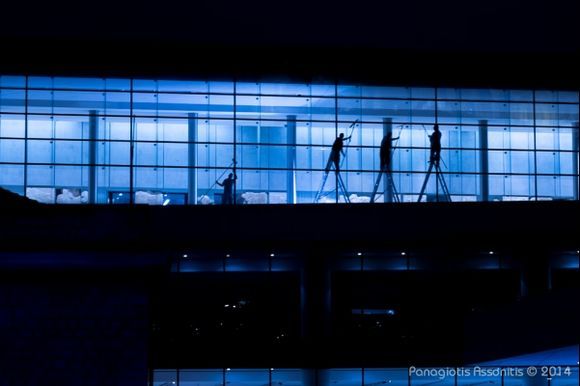 The Acropolis Museum at night