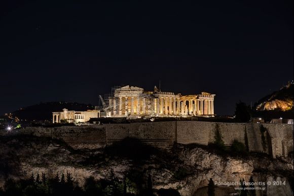The Parthenon Illuminated