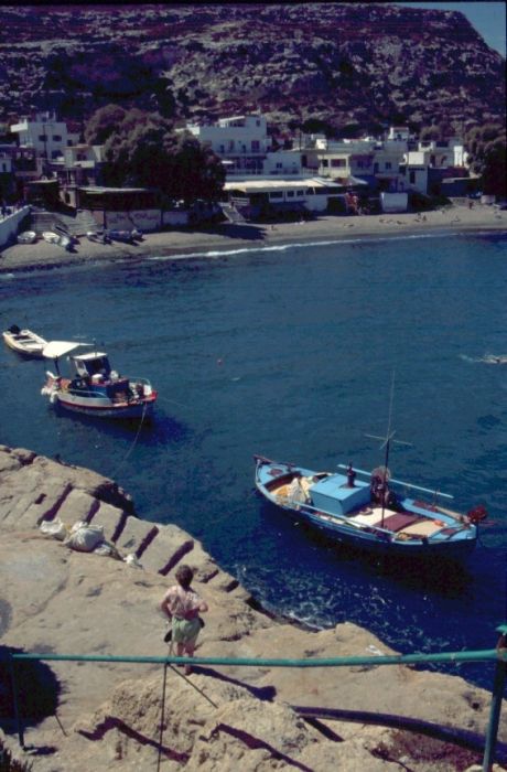 Boats at rest Matala