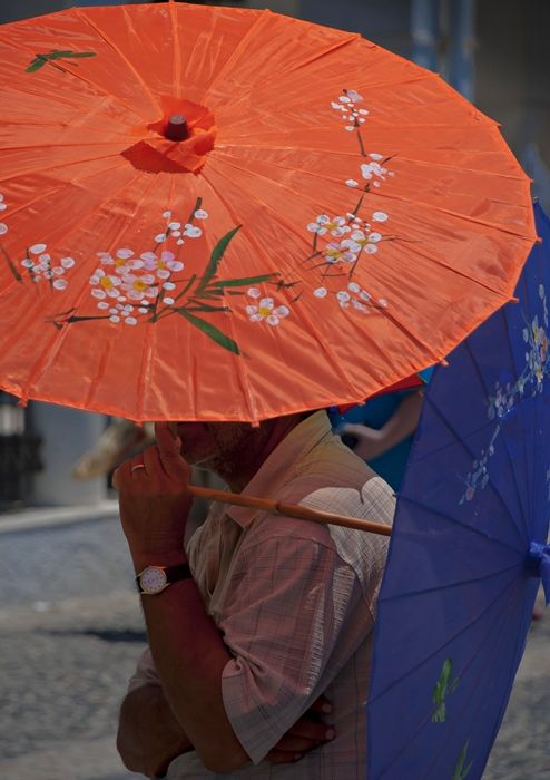 umbrella seller