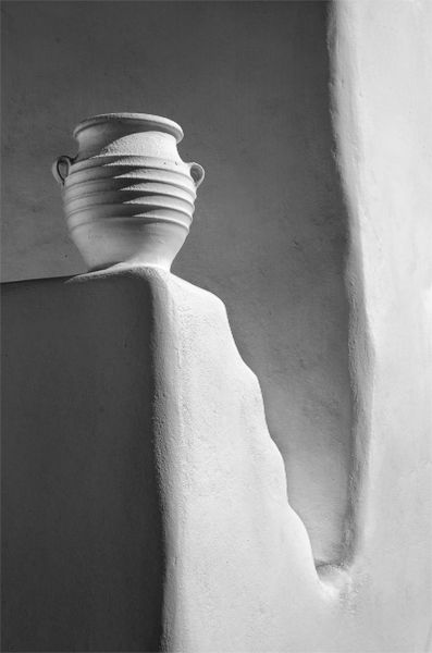 White pot in Paroikia
