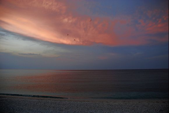 dusk, Ag.Ioannis beach, Pelion