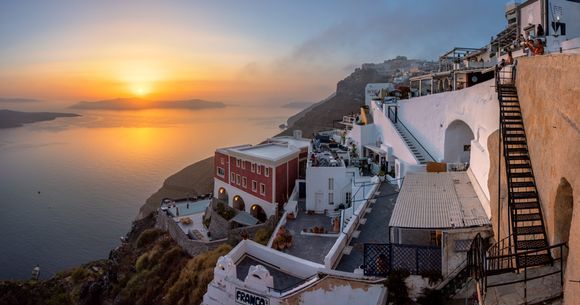 A Night in Fira