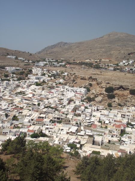 View from Lindos Acropolis