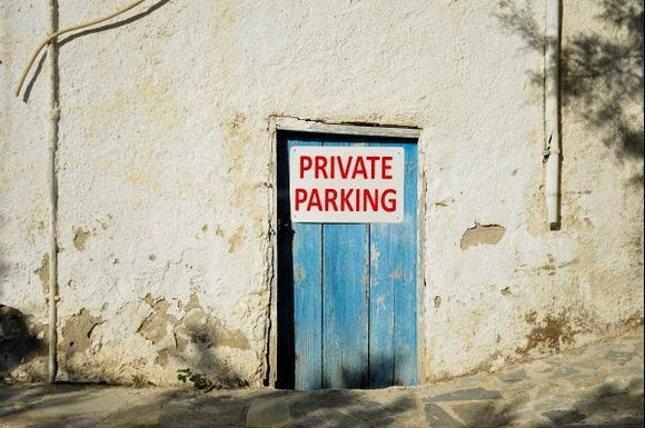 Private parking in Agia Galini (Crete)