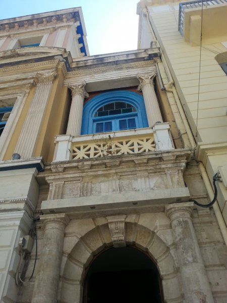 Crete Heraklion Town Building detail