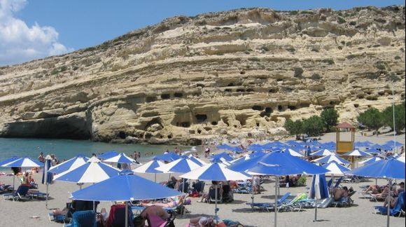 Crete Matala Caves