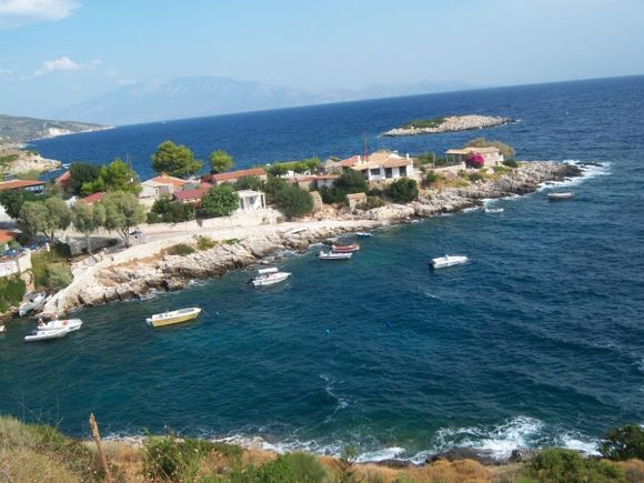 Zakynthos Agios Nikolaos View to Micro Island