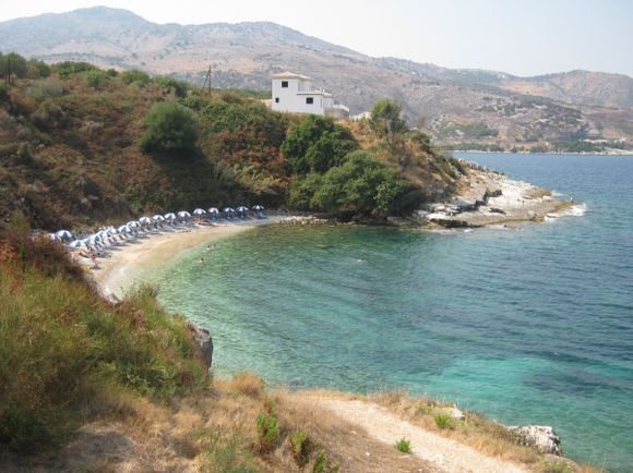 Corfu Bataria beach near Kassiopi