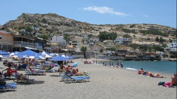 Crete Matala beach