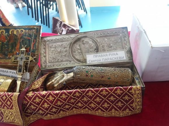 Holy relic from Mount Athos