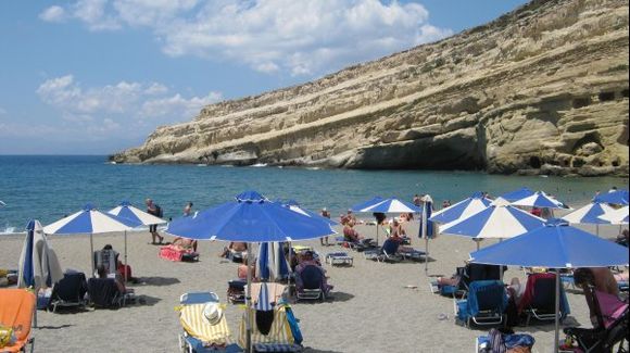 Crete Matala beach