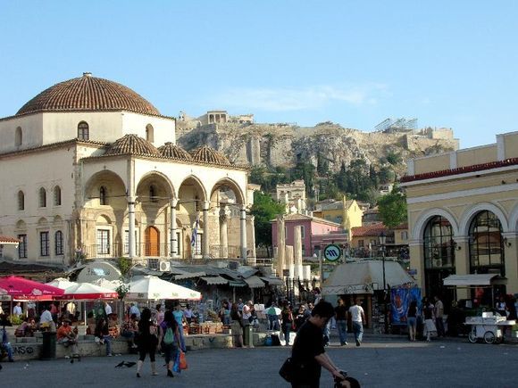 Acropolis seen from Plaka