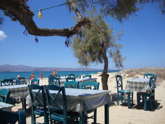 A beach tavern  Naxos