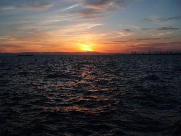 Sunset in Thessaloniki