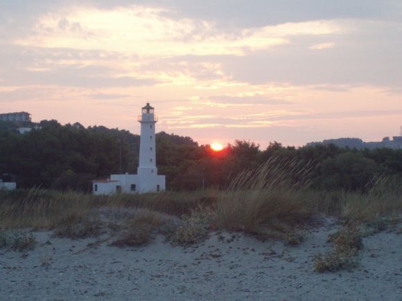 Possidi sunrise at the lighthouse
