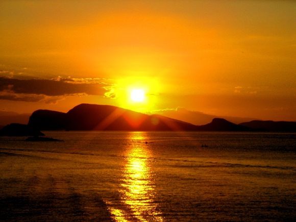 Love Greek sunsets!