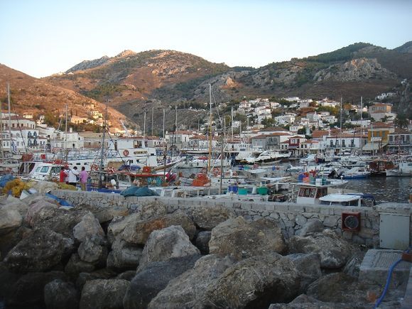 The amazing harbour at Hydra, so alive and busy yet stil has a relaxing atmosphere whilst sipping a beer in one of the quayside cafes.