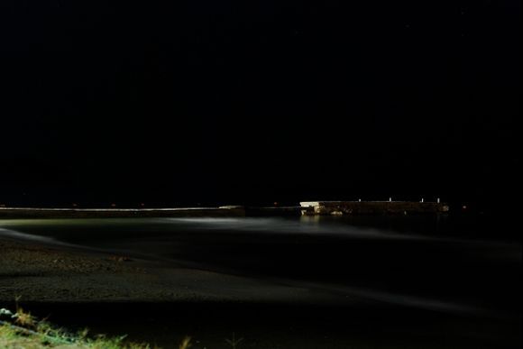 Shore by night