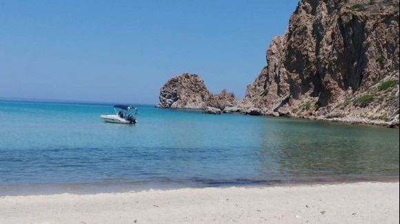 Plathenia beach, Milos.