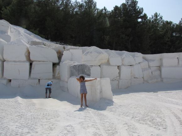 the marble quarry