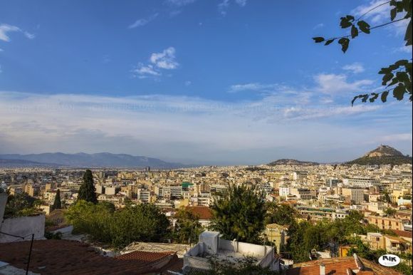 A view across the city from the Acropolis