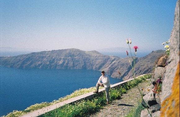 Santorini: on the small footpath from Fira to Oia. You should use trekking boots, no sandals