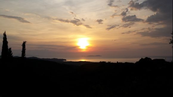 Sunset in Agios Panteleimonas