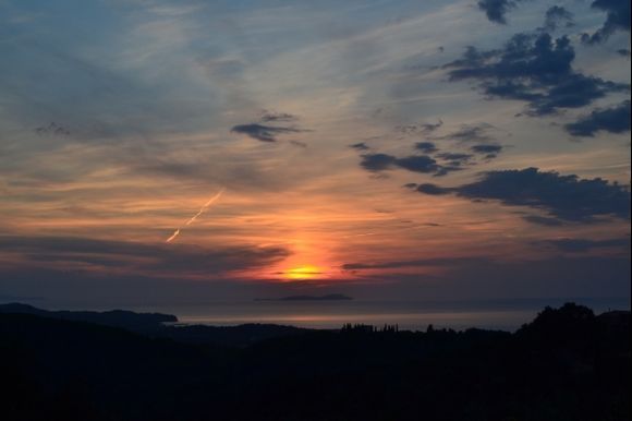 Sunset in Agios Panteleimonas