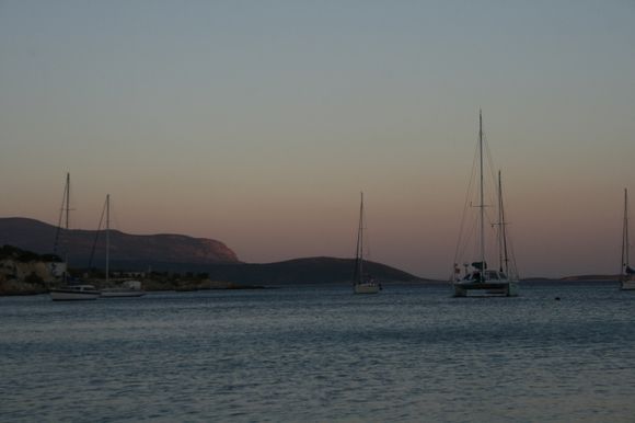 Evening at Pythagorio harbour