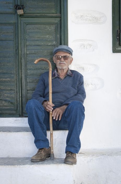 Old man, Chora Amorgos