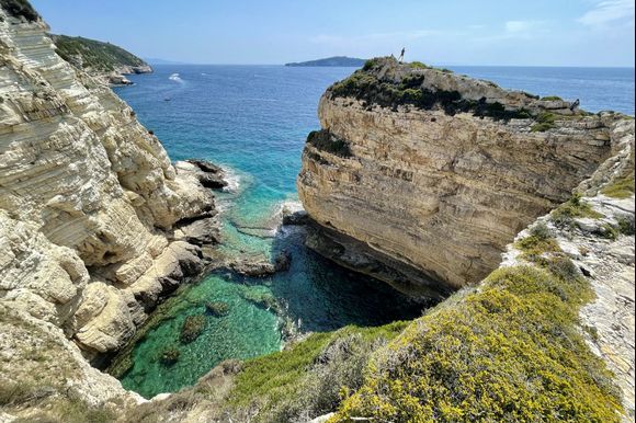 paxos tripitos arch. the short trip from corfu was worth it. 
