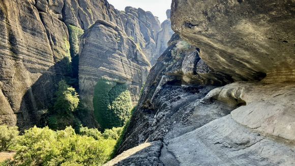 getting lost in the canyons of meteora is a must!