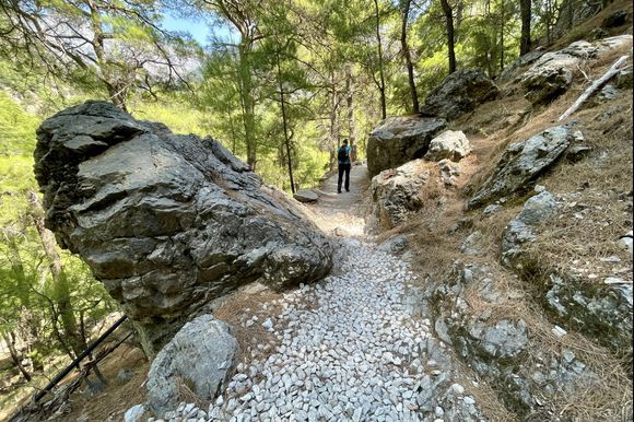 from the loong samaria gorge hike