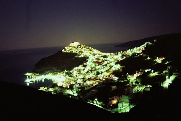 Astypalaia Chora by Night