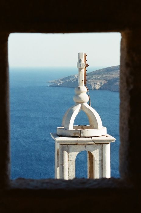 Window to the Aegean.
View from Kastro