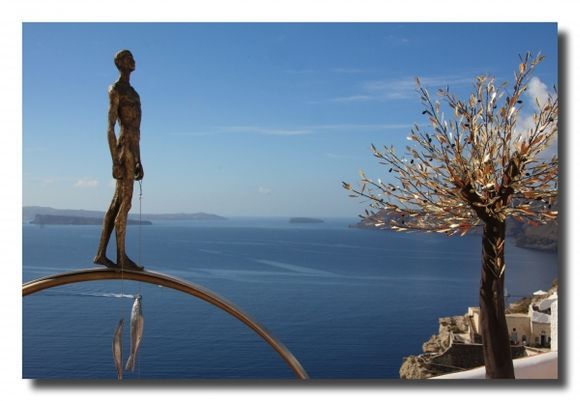 Santorini Greece Art