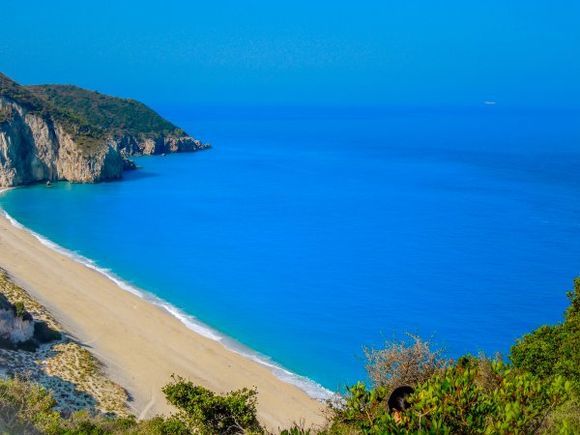 Mylos beach Lefkada island