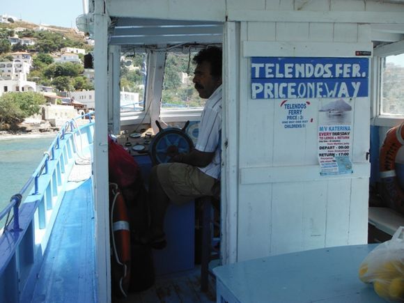 Kalymnos, in the port of Myrties port