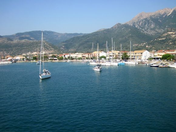 Lefkada, the harbour of Nidri