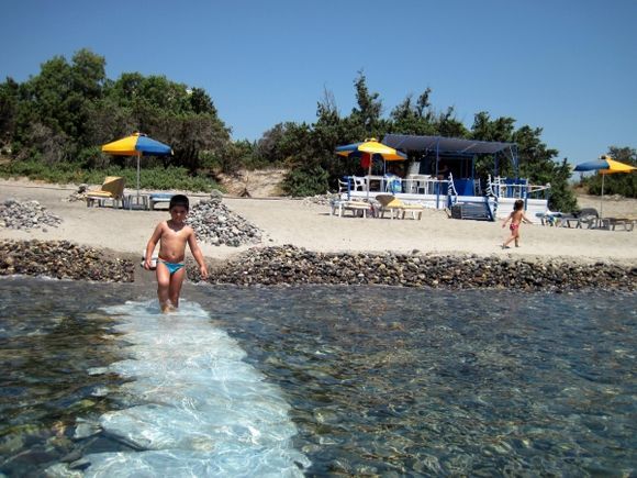 Kos island, the official naturist Tropical (Natural) beach, close to Kardamena
