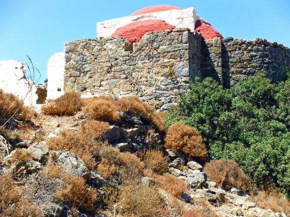 Leros island, a little church close to the war Museum in Lakki