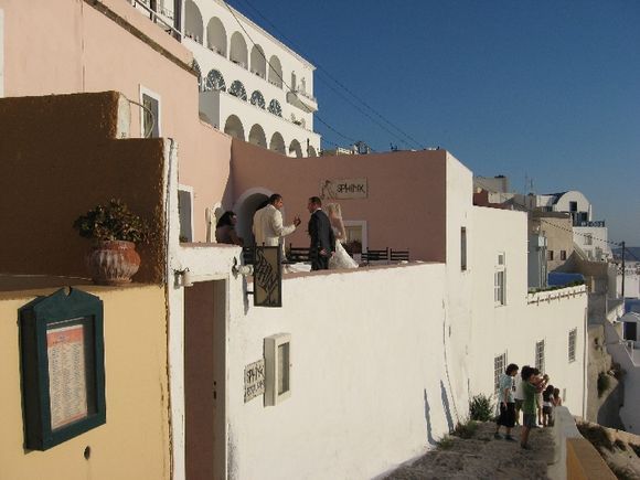 Santorini, Wedding at the Sphinx in Fira