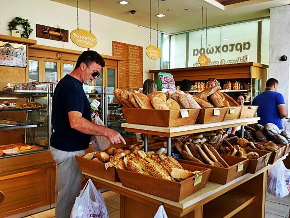 Halkidiki (Sithonia), a bakery in Sarti village