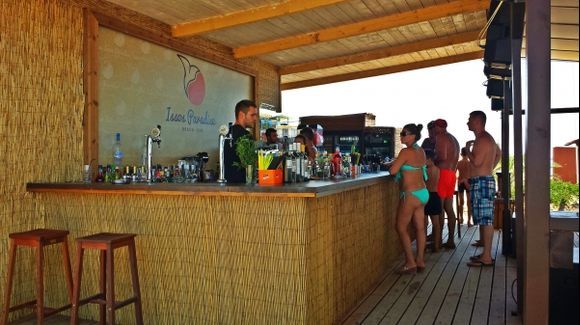 Corfu island, Issos Paradise beach bar