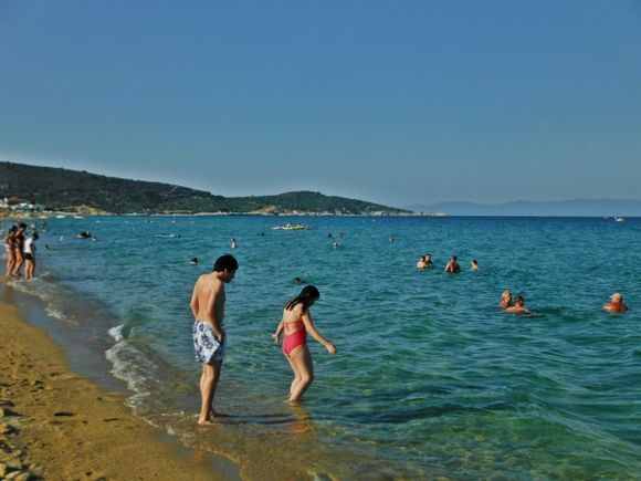 Halkidiki (Sithonia), Sarti beach