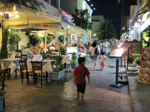 Kos island, a street in the old town