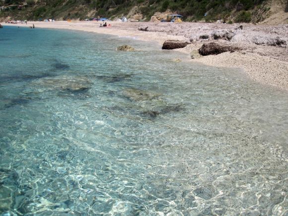 Lefkada, in the left side of Gialos beach