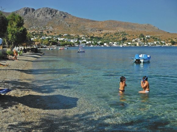 Leros island, Alinda beach