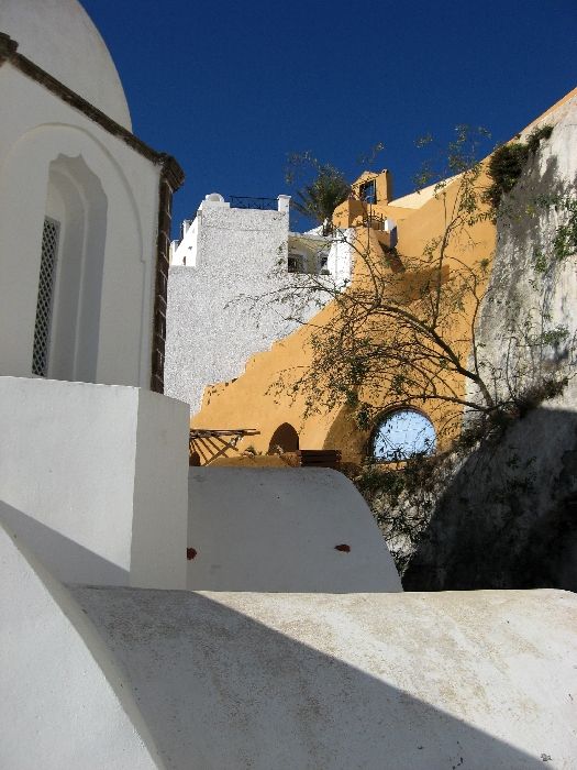 Santorini, Catholic churc in Fira